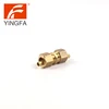 61062-8 Tube to Tube Union brass push pipe/hose fitting with Brass Insert
