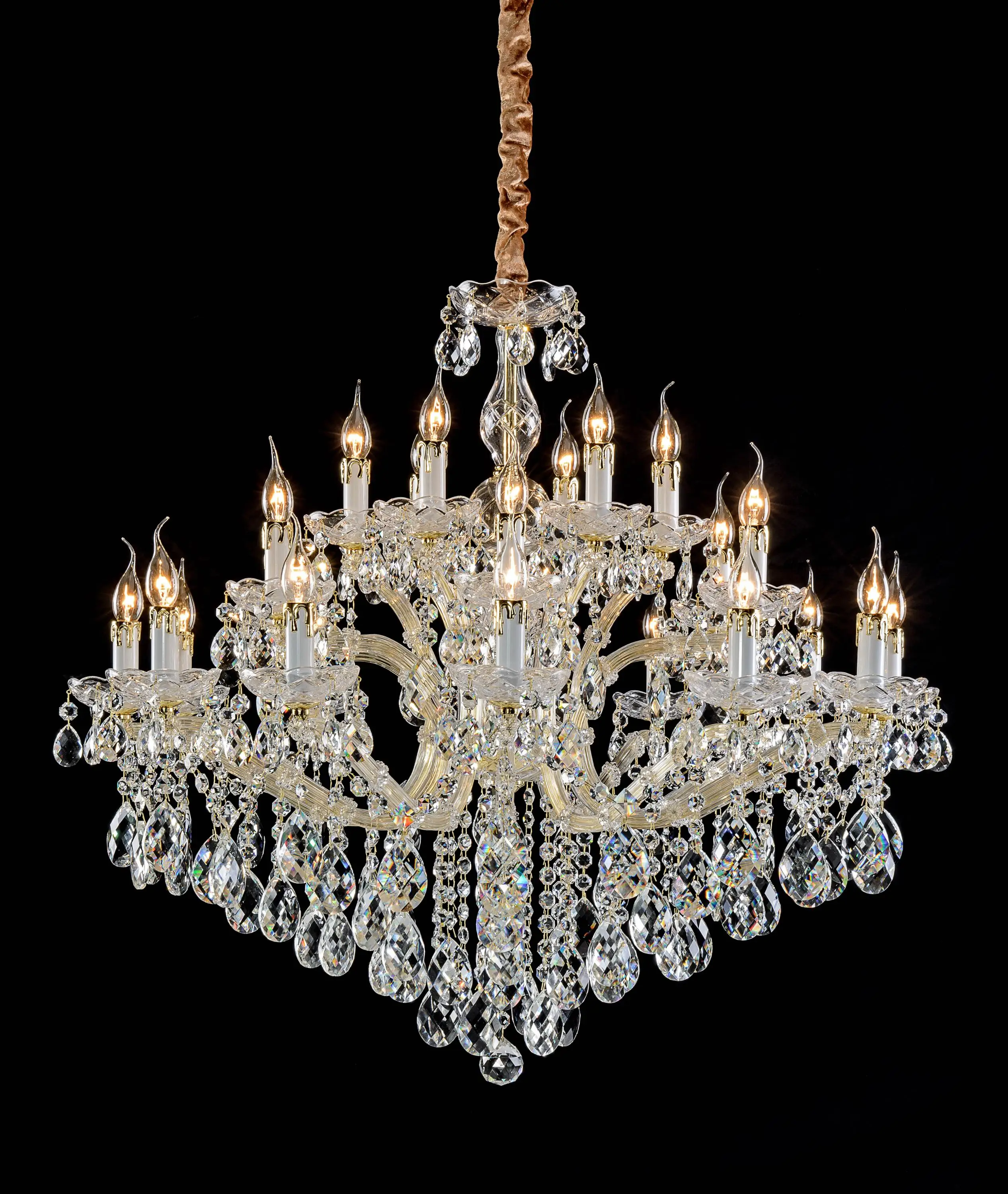 Large French K9 Crystal Banquet Hall Chandelier Ceiling Lights Buy