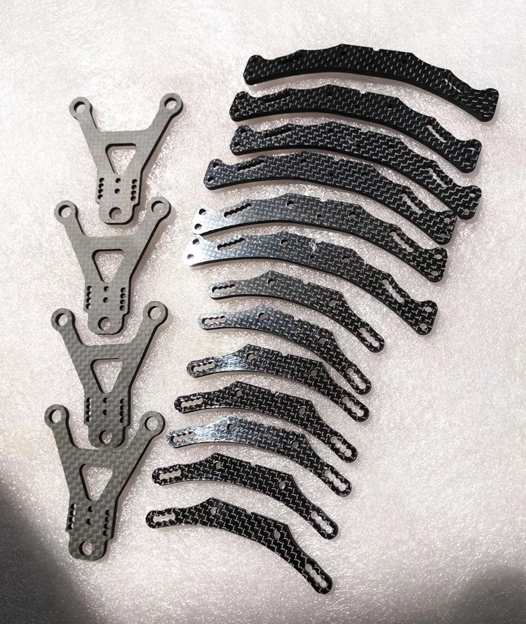 Factory produce T300 T700 Milled carbon fiber sheet CNC CUT Custom drone frame parts