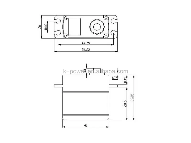 K-power DHV828 High Accuracy 30kg Robotic Servo Motor