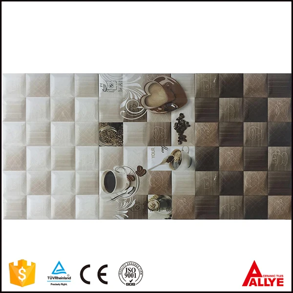 2017 coffee cup design Fuhzou supplier decorative interior ceramic wall tile for kitchen room