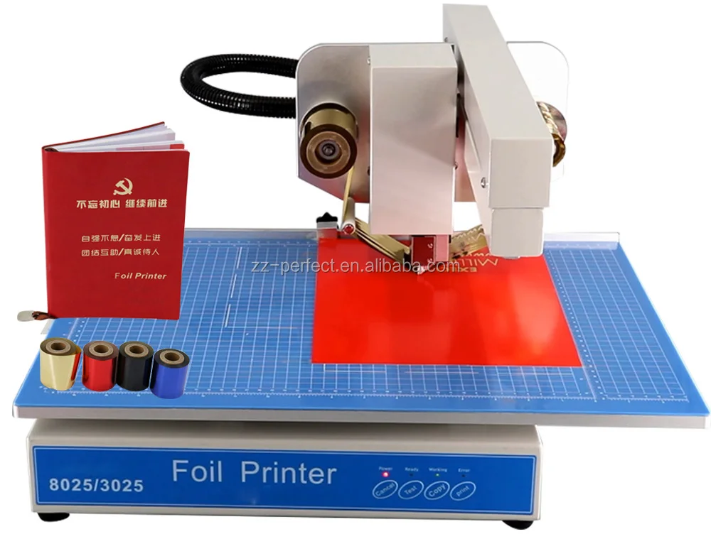 PF 3205 Gold Aluminum foil printer digital hot foil stamping machine for sale