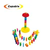 Kids blocks toy plastic 3D maze ball domino set