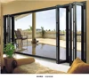 Custom Design 4 Slabs Interior Folding Doors, Wood Bifold Closet Doors with Mirror with AS2047