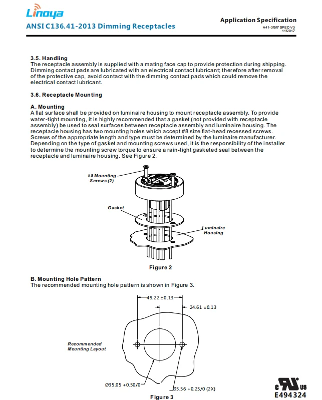 Ansi c. ANSI C136.41 nema Socket 7 Pin.