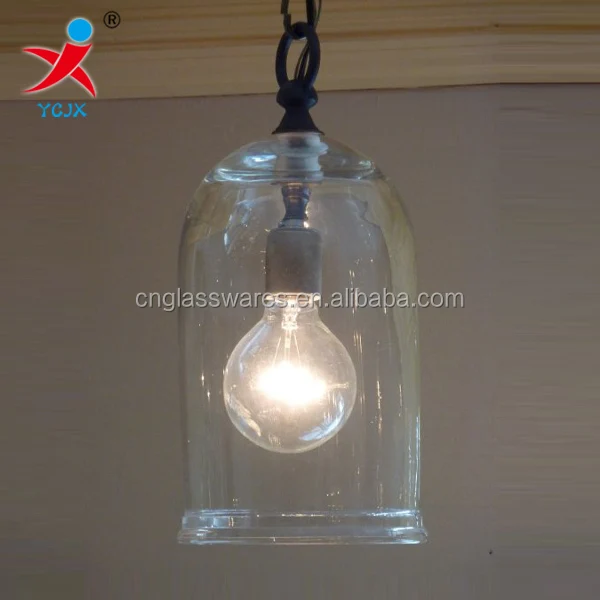 Decorative Clear Glass Dome Lamp Shade /glass Lamp Cover/blown Glass