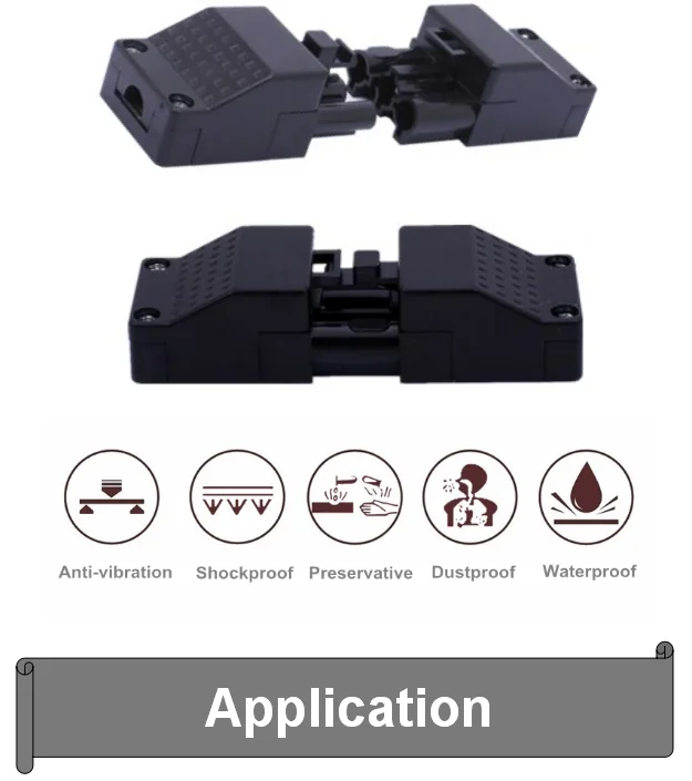 Greenway 898 Low MOQ 100% tested electrical waterproof hermaphrodite wire cable connector for outdoor lamps CE RoHS ETL TUV CQC certificated
