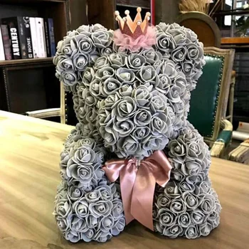 artificial rose bear
