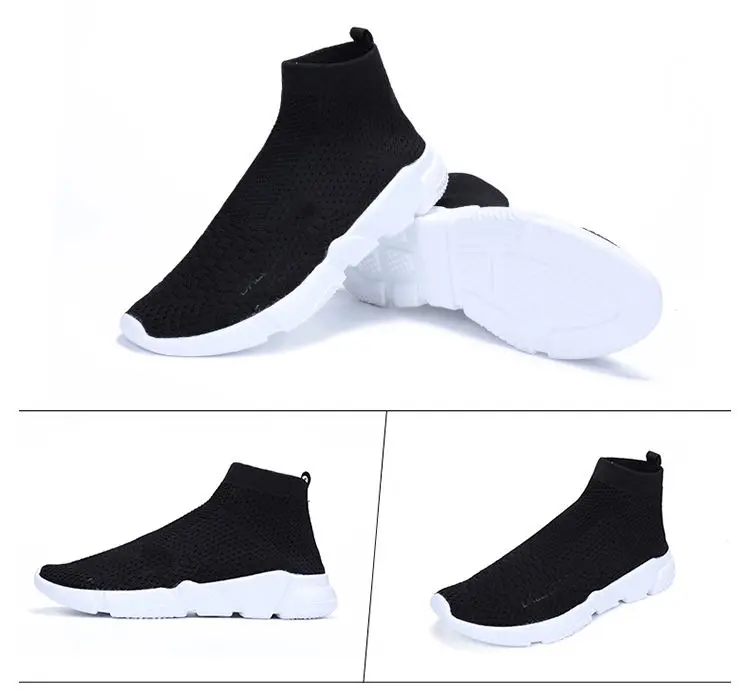 Turnschuhe Brand Logo Custom Women and Mens Sports Shoes Sneakers Sock Running Shoes\n
