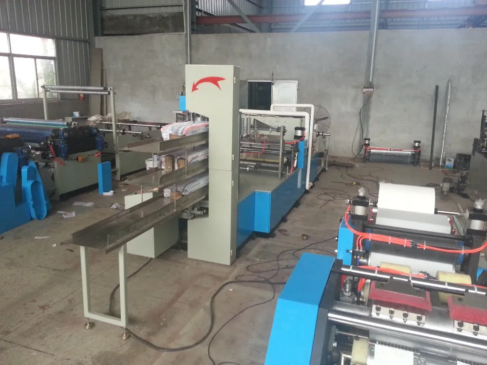 Full Auto High Capacity Folding Embosser Napkin Tissue Paper Printer