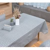 Fancy customized pattern color polyester cotton table cloth set