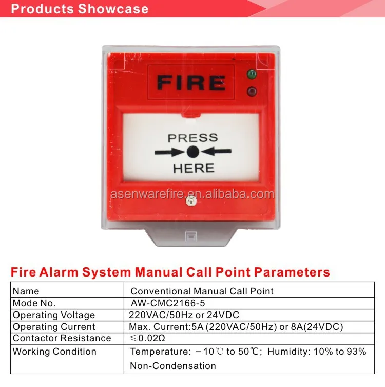 Conventional Fire Alarm System Cheap Manual Call Point