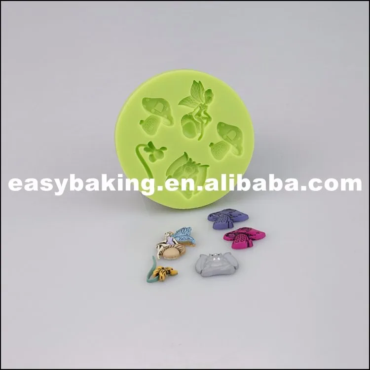 Multi Cavities Different Shapes Fondant Silicone Molds for cake decorating ES-1008