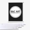 Modern wall hanging changeable 50x70 wooden magnet poster frame