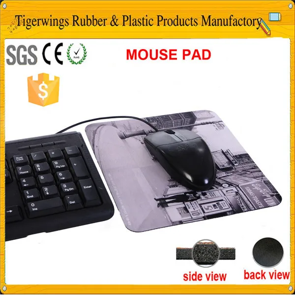 Trade assurance flat pc keyboard and high quality rubber mouse mat