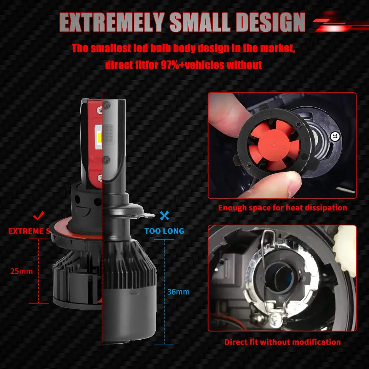 H13 F2 Plus LED Headlight H13 F2 Plus LED Headlight
