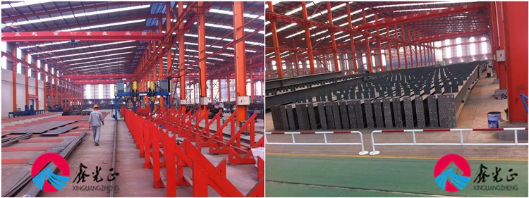 Prefabricated H section warehouse steel parts