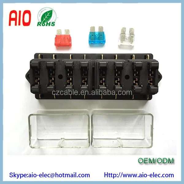 Universal Car Truck Vehicle 12v 6 Way Circuit Automotive Middle-sized Blade Fuse Box Block Holder