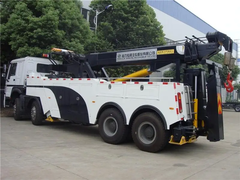 Hot Sale 340hp 12 Wheeler Brand New 60 Ton Heavy Duty Rotator Tow Truck