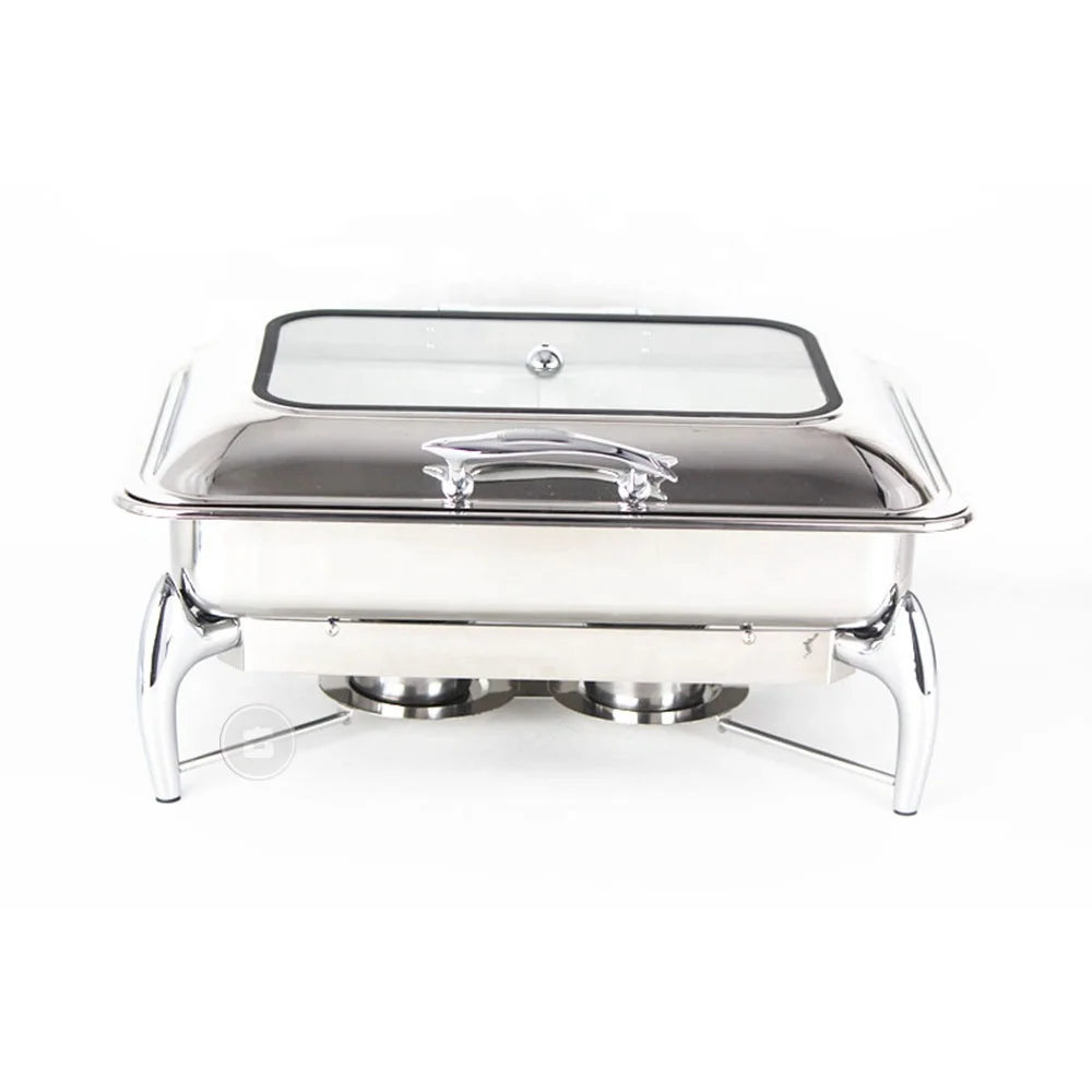 Economy 9liter Rectangle Thermo Food Warmer Stainless Steel Buffet