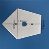 Zirconium Oxide Ceramic Cutting Blade/Knife Blade/Utility BladeTextile ceramic 8 angle blade