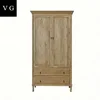 Solid wood pine furniture antique 2 drawer cabinet