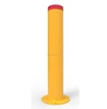 Roadway Warning Bollard T-top Bollard Car Park Iron Barrier , Decorative Bollards And Covers