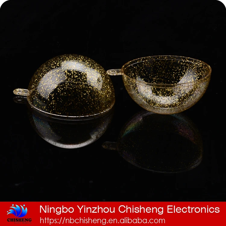 pp plastic sphere open up ball