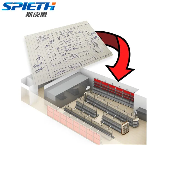 Store Shelf /grocery Store Shelf / Department Store Shelf Buy High