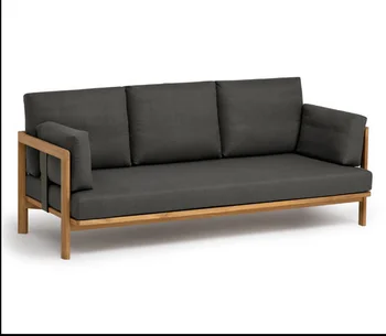Modern Wood Frame 3 Seaters Sofa For Hotel Furniture Luxury Modern Wood Frame 3 Seaters Sofa For Hotel Furniture
