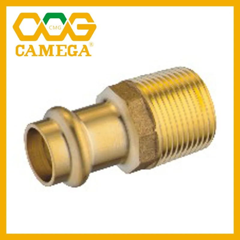 Lead Free Brass Press Coupling Male Thread Reduced 1/2"2" Buy Press