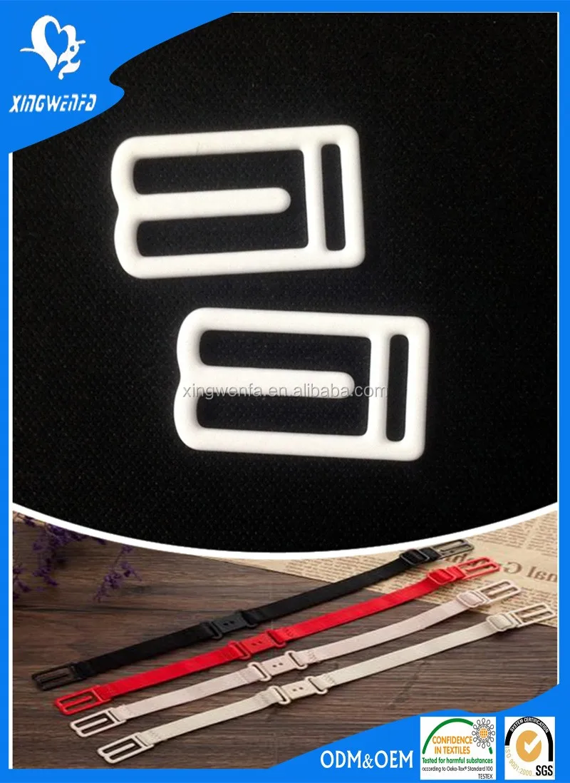 A1 Underwear Accessories Metal Adjusters Nylon Coated Metal Bra Strap