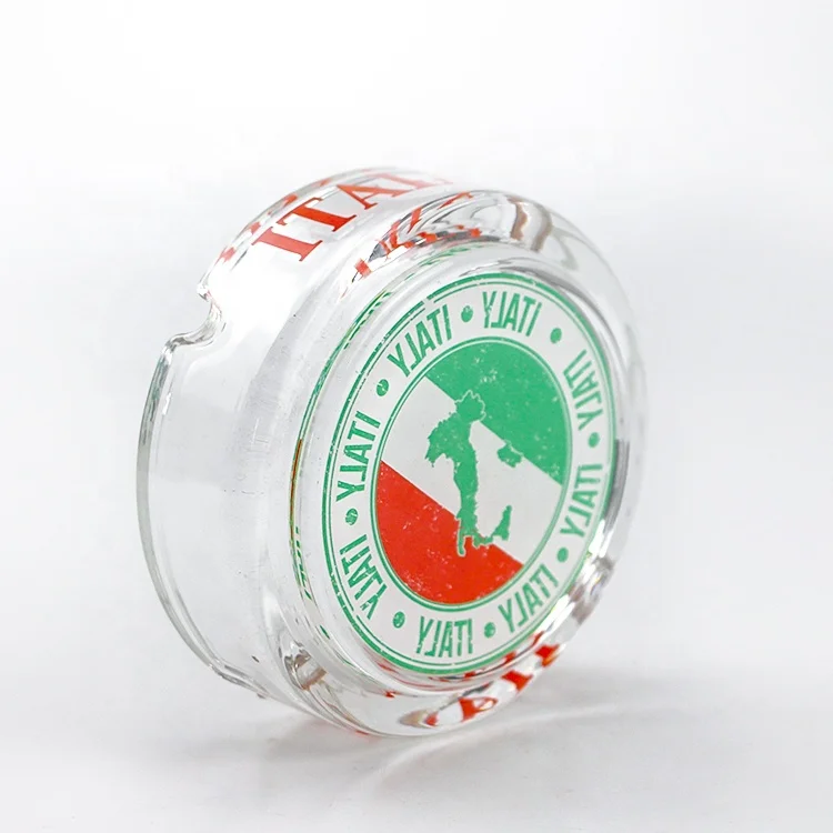 Cheap Glass Ashtrays Wholesale Personalized Custom Logo Ashtray Glass