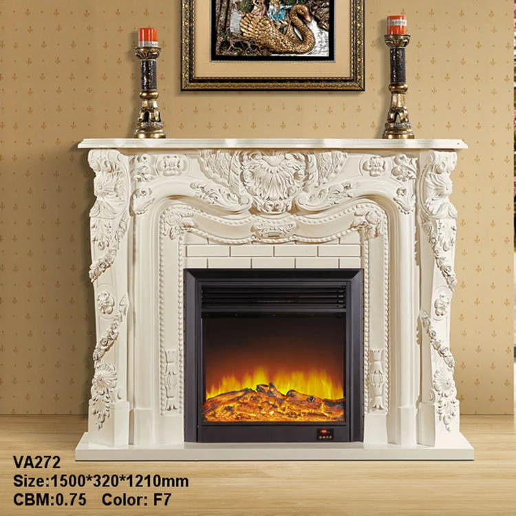 Decorative Electric Fireplace Insert Resin Fireplace