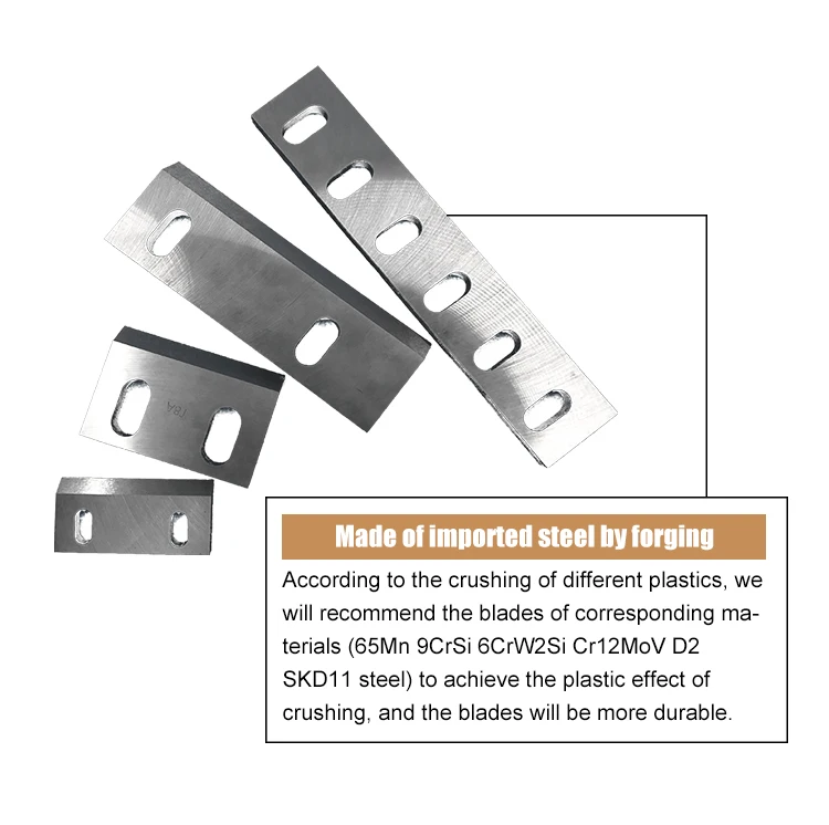 Wholesale Cheapest Price Plastic Plus Aluminum Crusher Knives