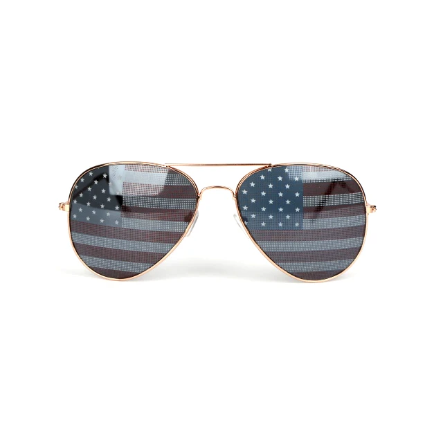 Trendy Wholesale custom country flag sunglasses For Outdoor Sports