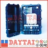 8 Core Horizontal Type Fiber Optic Joint Closure with Fiber Adapter
