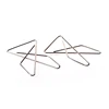 Nickel plated 50*57mm jumbo butterfly paper clips for office