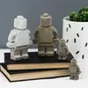 Custom Concrete Decoration Crafts Creative Design Robot Ornament Display for Home