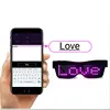 Luminous Glasses USB Charge Christmas Concert App Control Flash Led Party Light Toys Glow Sunglasses