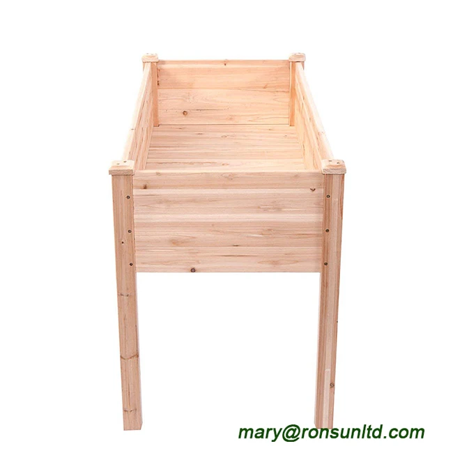 Hot Sale Wooden Garden Bed Outdoor Raised Bed Garden Cheap Raised Bed