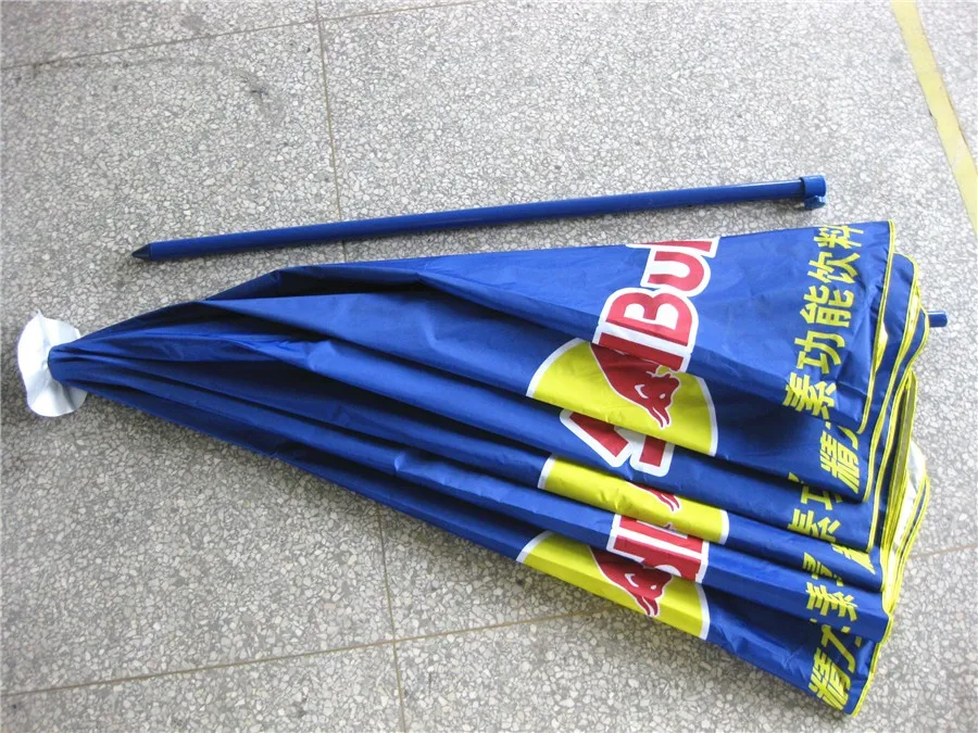 Big Advertising Promotional Tarpaulin Pvc Vinyl Beach Umbrellas With