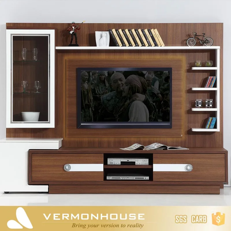 2019 Hangzhou Vermont Modern Design Led Light Tv Cabinet Stand