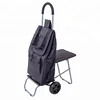Foldable Shopping Trolley 2 Wheel Stair Climber Shopping Trolley Bag with Supermarket Trolley