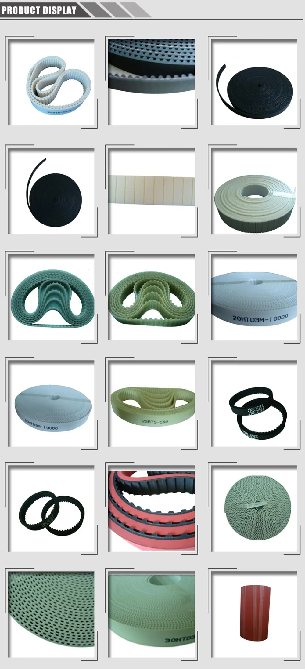 Htd5m Tooth Profile Belt Open Timing Belt 10mm Width 10m Length