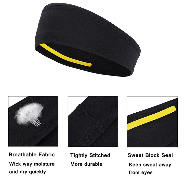 Unisex Sport Sweat Sweatband Headband Yoga Gym Elasticity Head Band