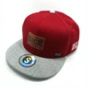 Wholesale custom 6 panel 3d letters made snapback hats hat costumes Applique sport flat brim 100% cotton knitted cap