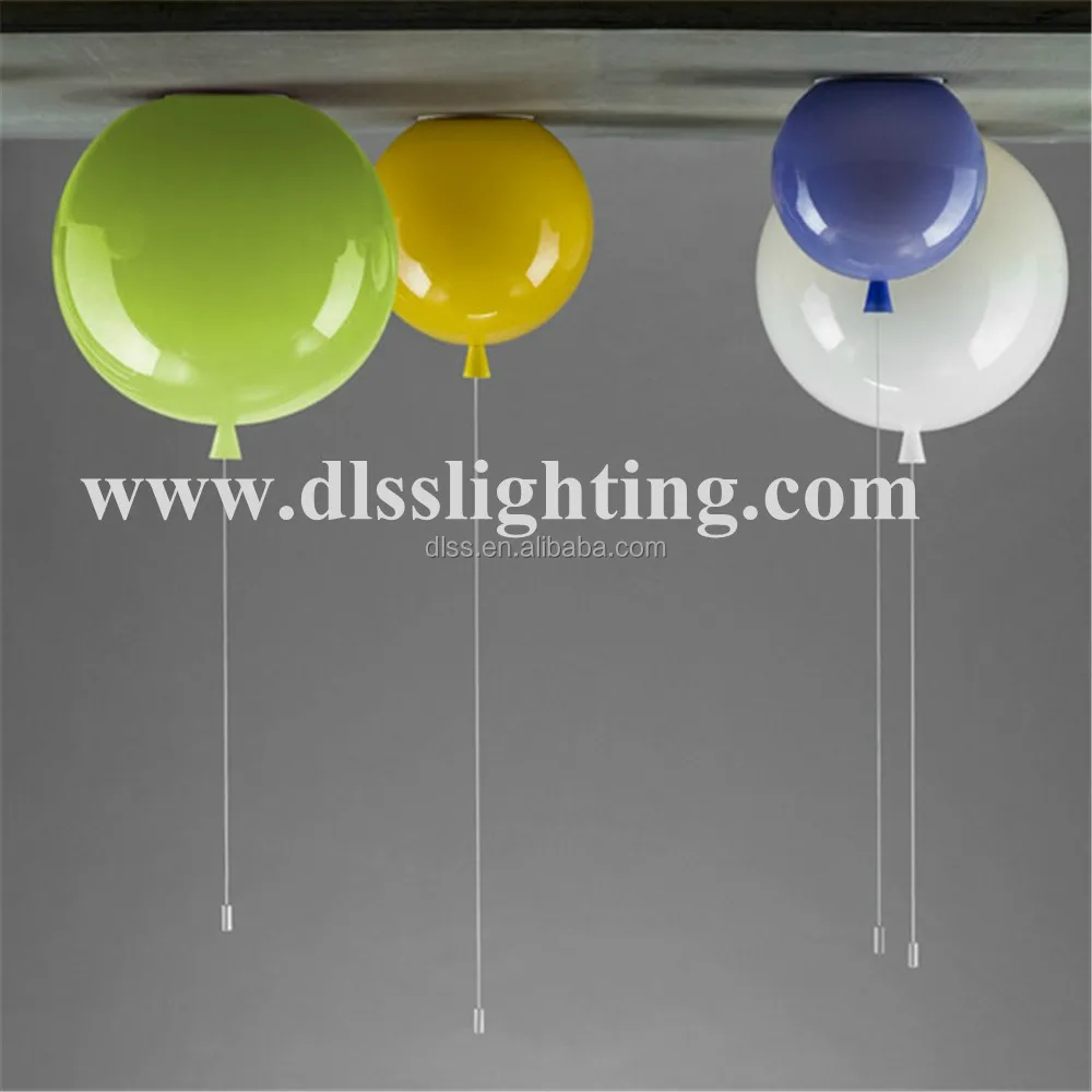 Oranje acryl brokis geheugen ballon kinderen woonkamer hanglamp ...
