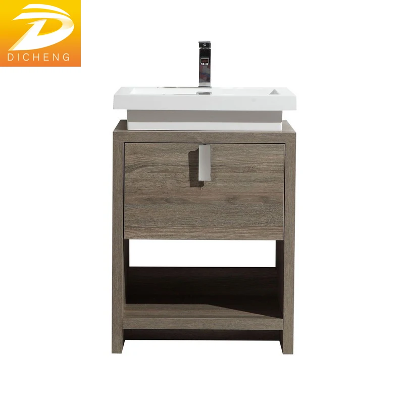 Melamine Mdf Laundry Sink Floor Standing Bathroom Vanity