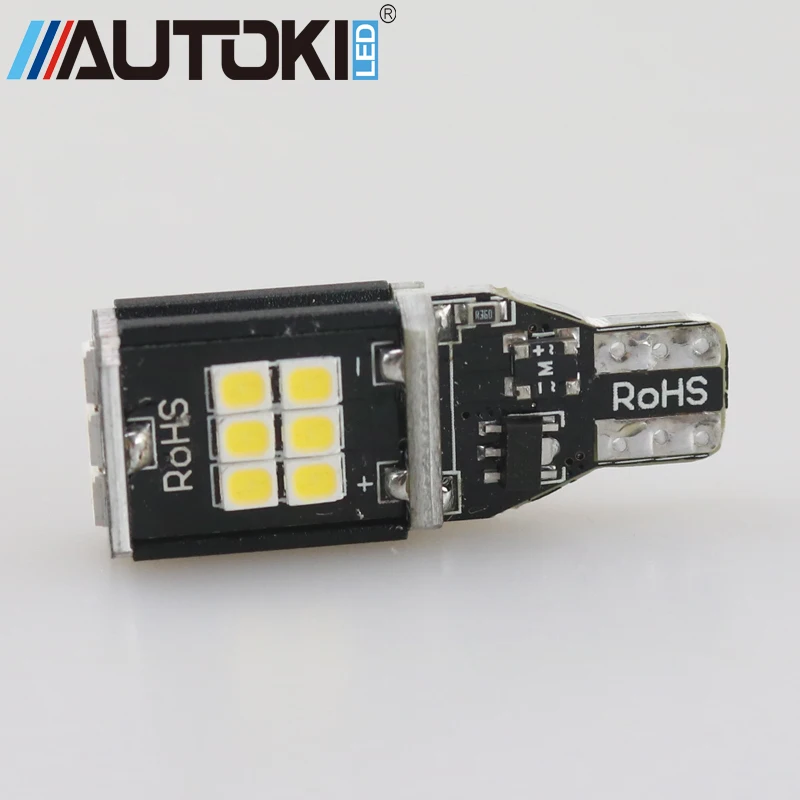 High lumen error free canbus 3535 15smd 7.5w led t15 amber white red